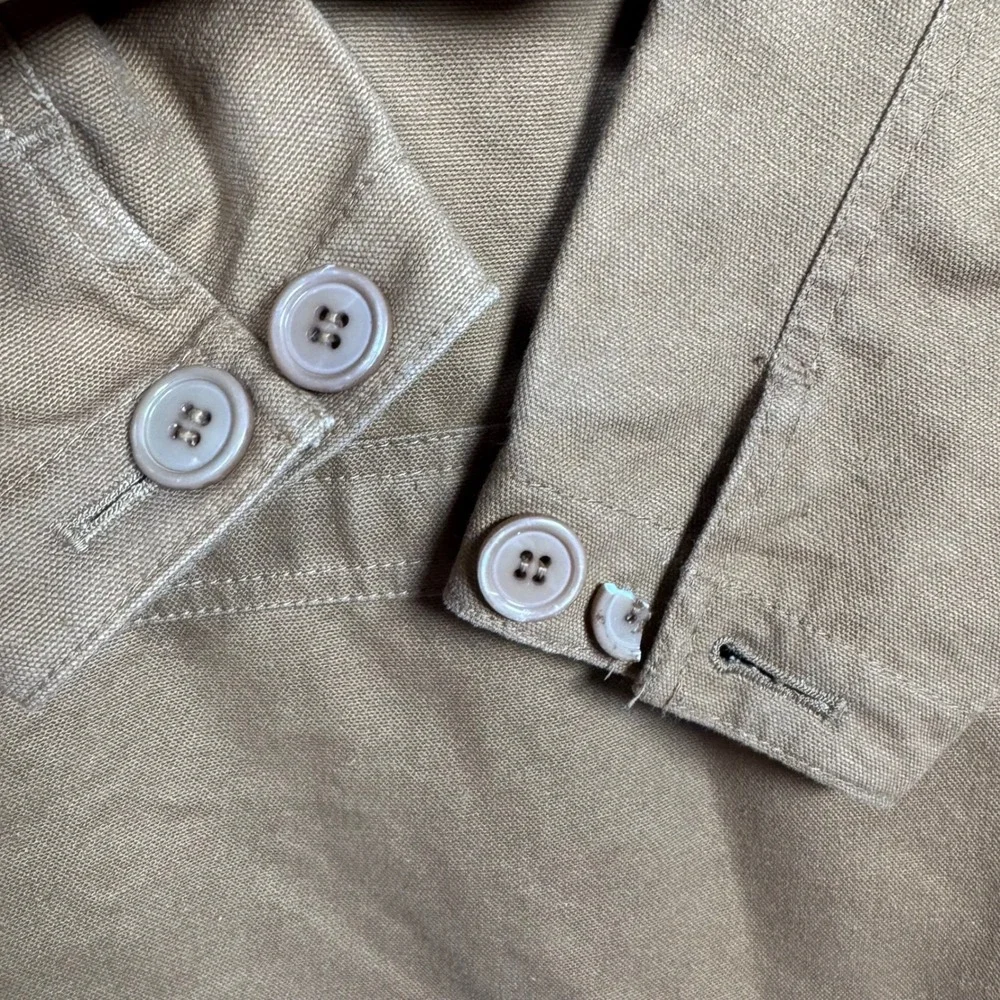 VTG Cabelas Outdoor Gear Hunting Jacket Youth Boys L Brown Canvas Corduroy Chore